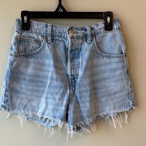 Denim Jean 27 Blue Women's Shorts Cutoffs